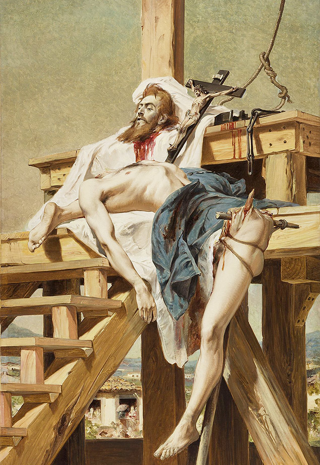 Tiradentes perante o carrasco, pintura histórica de Rafael Falco