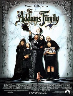 Capa de A Família Addams