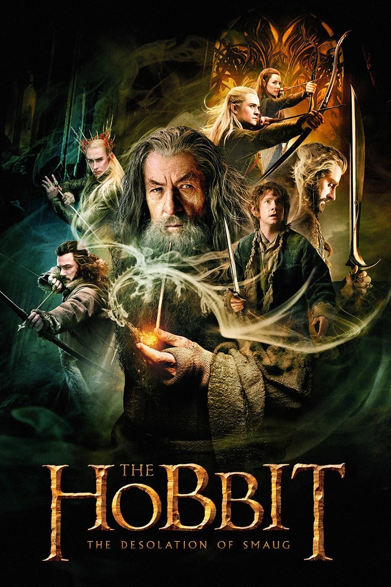 Capa de O Hobbit: A Desolação de Smaug