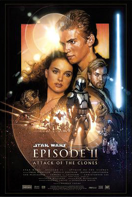 Capa de Star Wars: Episódio II, Ataque dos Clones