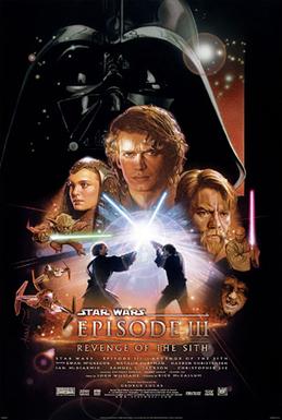 Capa de Star Wars: Episódio III, A Vingança dos Sith